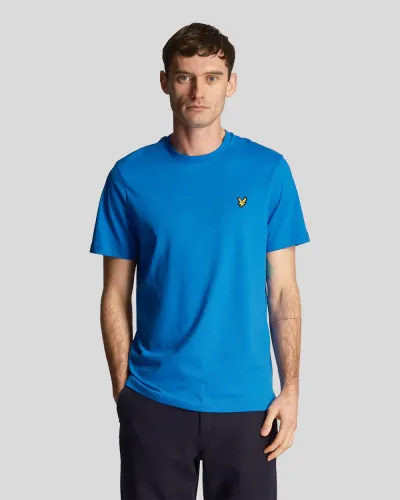 PLAIN T-SHIRT W489 BRIGHT BLUE 